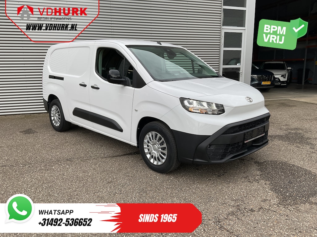 Toyota PROACE CITY Electric L2 50 kWh 340km WLTP Snellader/ LED/ 3Pers./ Carplay/ Airco/ Camera/ Cruise/ PDC/