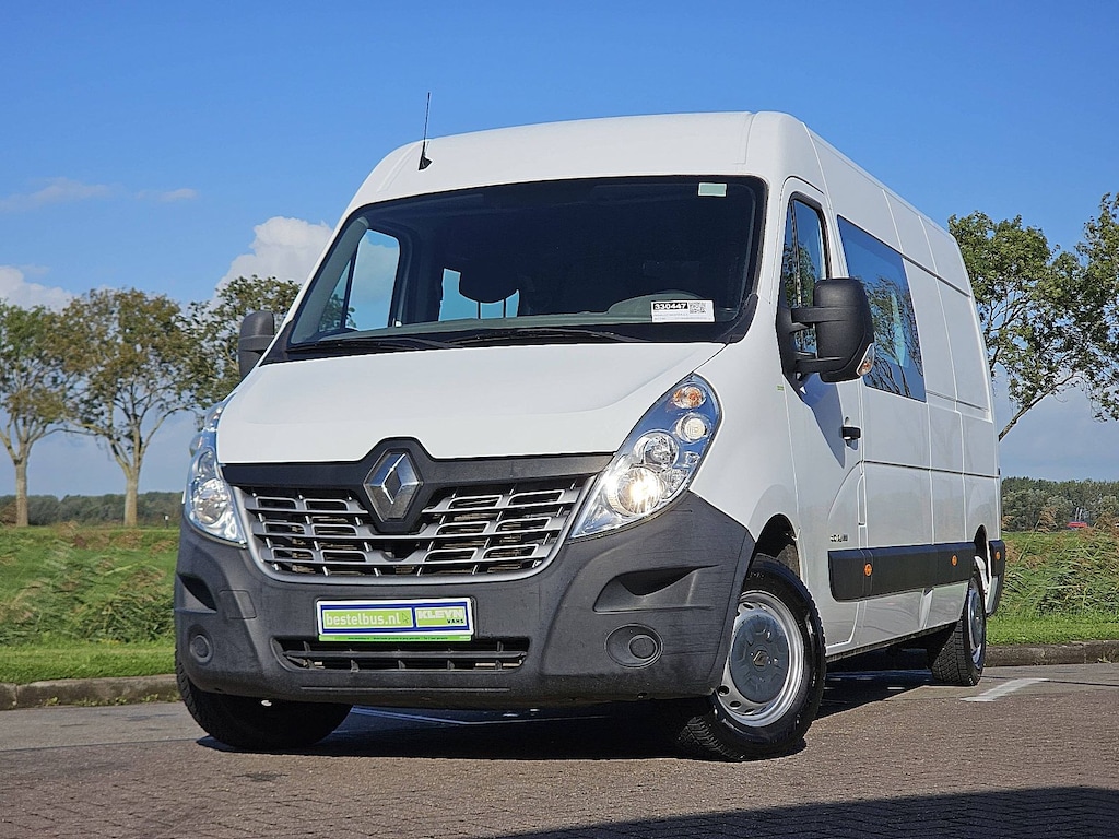 Renault Master 2.3 L3H2 Dubbele Cabine Airco NAP 1e Eigenaar Navi CruiseControl 145Pk Euro6
