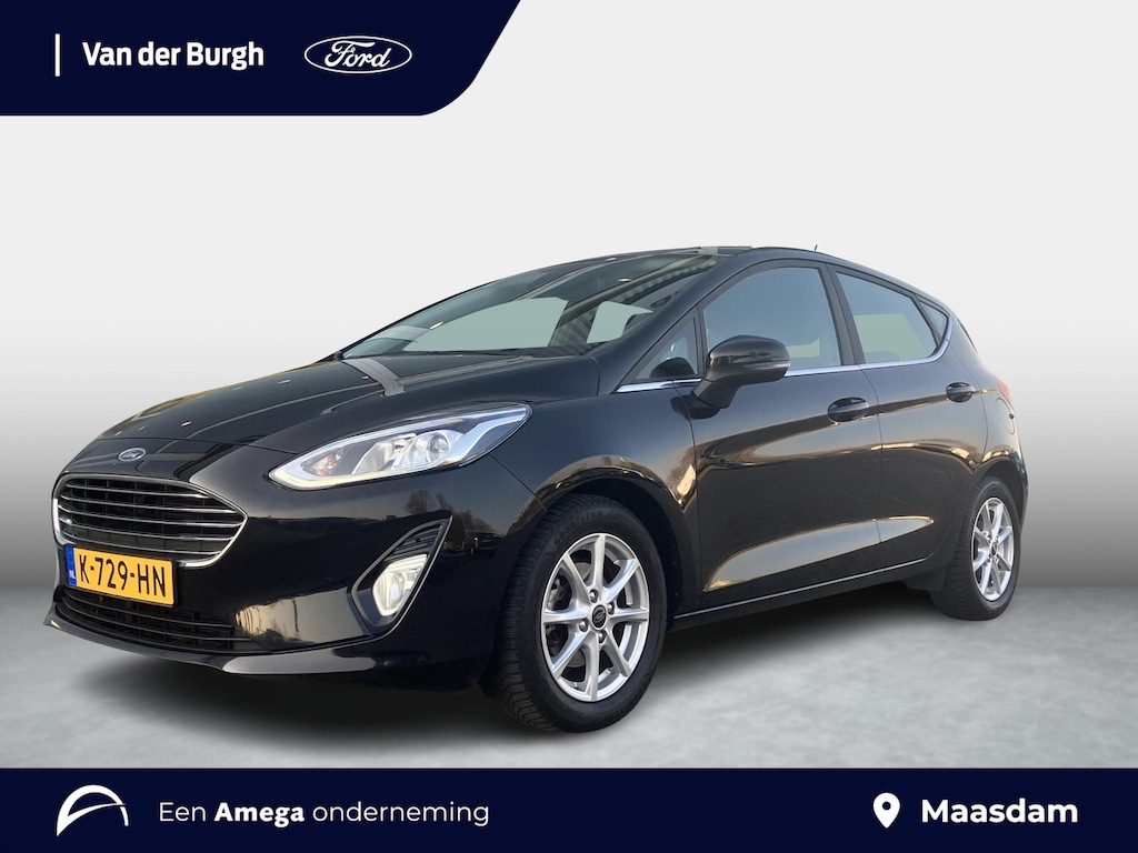 Ford Fiesta 5-deurs Titanium 1.0 EcoBoost Hybrid 125pk Parkeersensoren | Navigatiesysteem | Lichtmetalen velgen