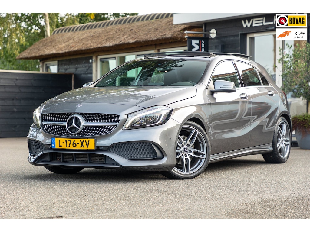 Mercedes-Benz A-klasse 180 Prestige Automaat I Panoramadak I AMG Styling I Led I Camera I Stoelverwarming I Zeer netjes