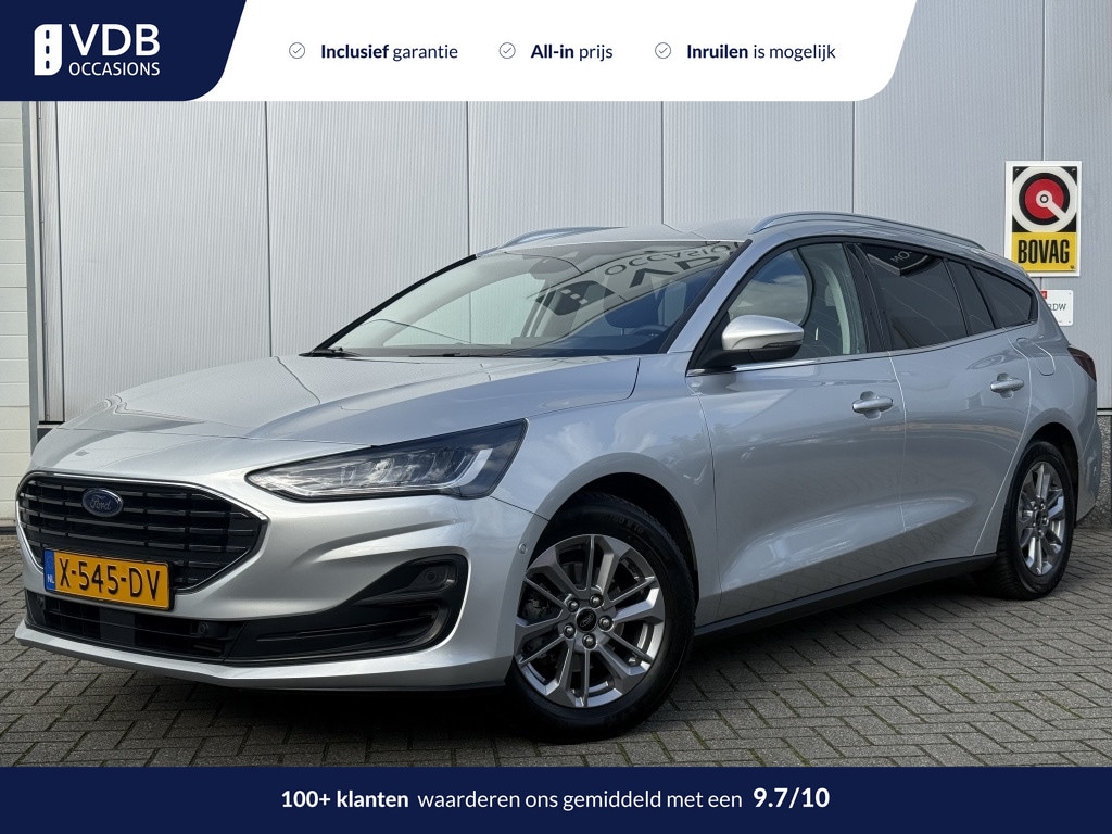 Ford Focus Wagon 1.0 EBH Titanium | Trekhaak | Led | Navi | Carplay | Camera