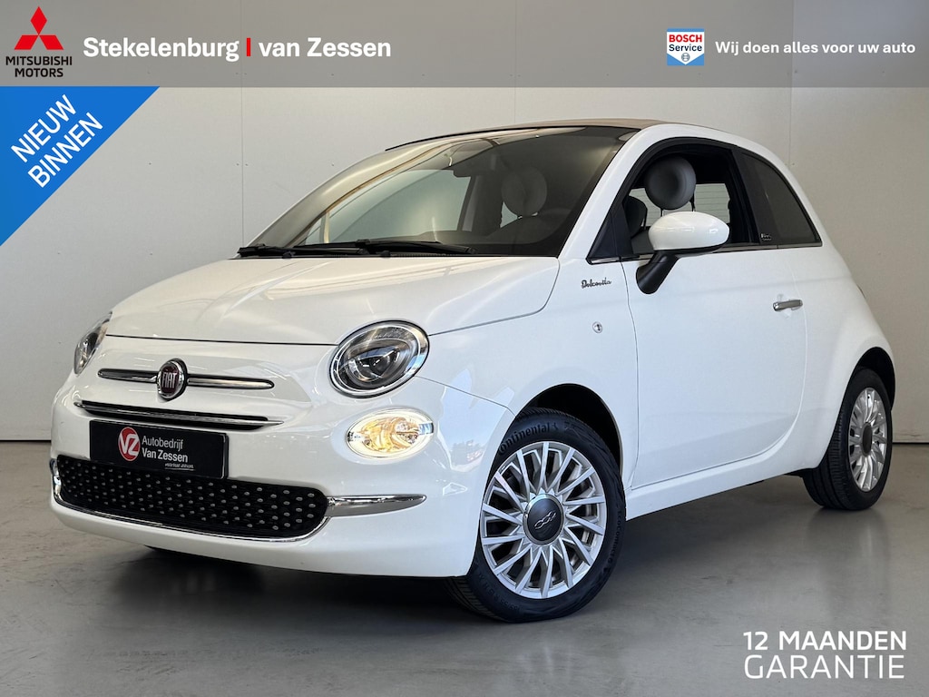 Fiat 500C 1.0 Hybrid Dolcevita | Leder | App Connect | Cabrio | Cruise | Rijklaarprijs