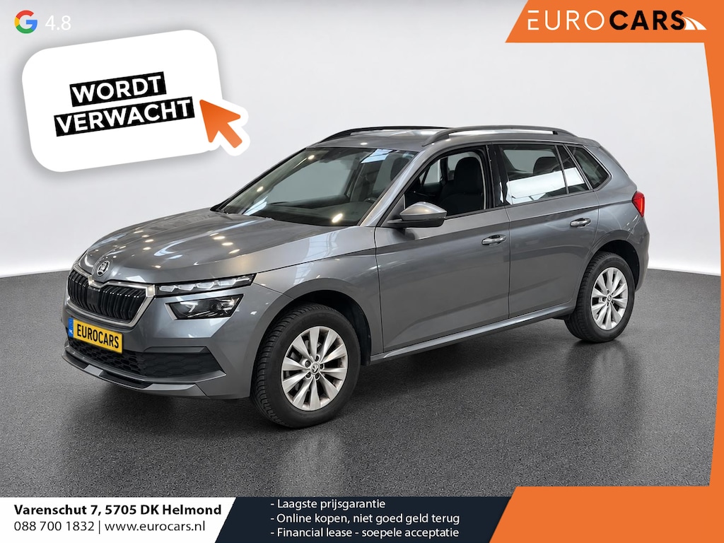 Skoda Kamiq 1.0 TSI 110pk DSG Ambition Navigatie Apple CarPlay Android Auto Parkeerhulp achter Adaptive Cruise Control Stoelverwarming Airco Lichtmetalen velgen