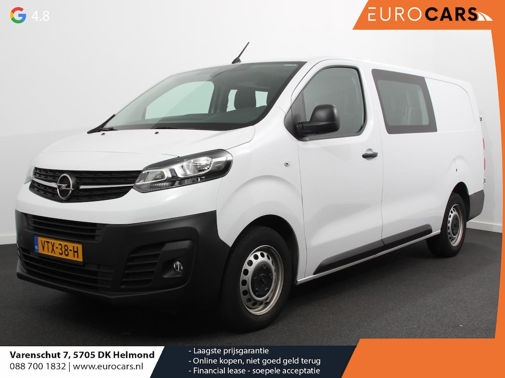 Opel Vivaro 2.0 CDTI Automaat 145 pk L3H1 Dubbele Cabine 6 Persoons Edition Trekhaak Navigatie Apple Carplay Android Auto Airco Bluetooth Betimmering Cruise Control