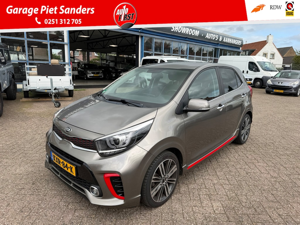 Kia Picanto 1.2 GT-Line I Stoel/Stuurverw. I Airco I Leder I Super onderhouden