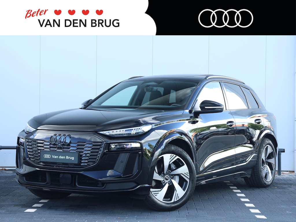Audi Q6 e-tron S edition performance 100 kWh | Elektr. stoelen + memory | Trekhaak | 360° camera | Bijrijderscherm | Stoelverw. v+a | Keyless | Stuurverw. |