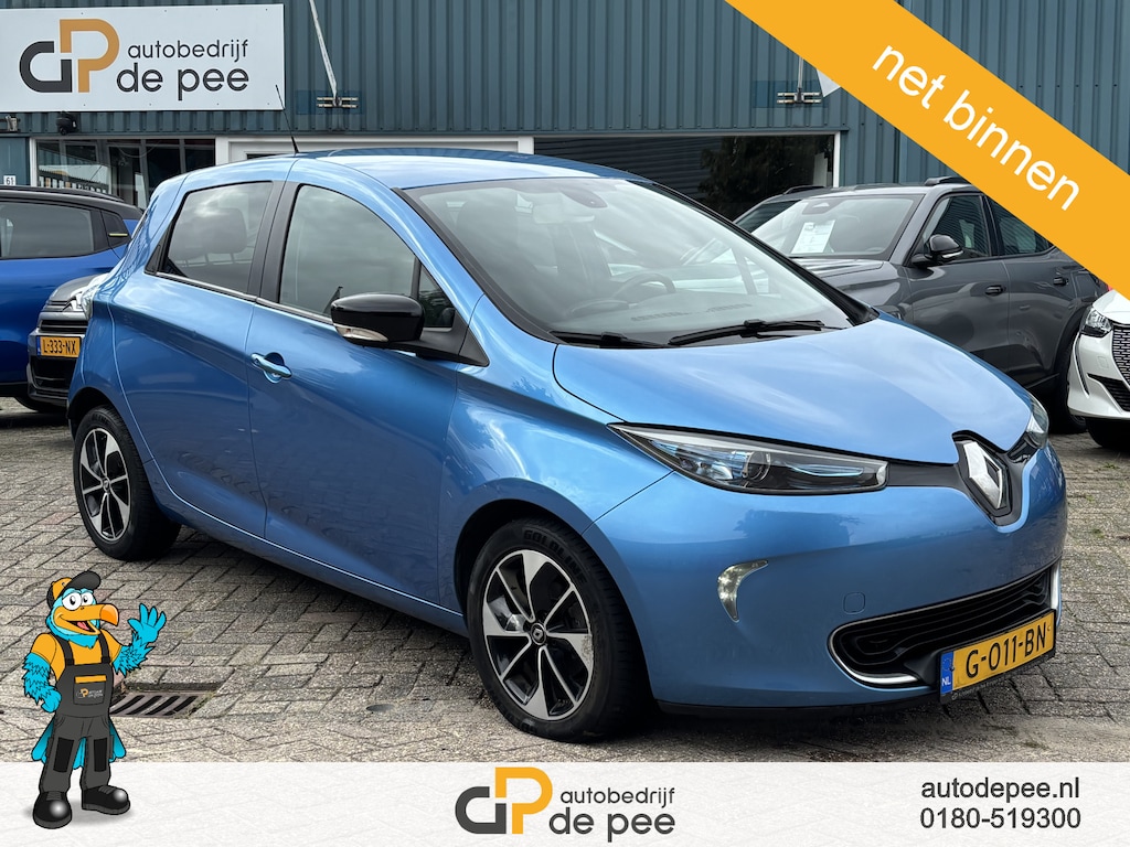 Renault Zoe R90 Intens 41 kWh incl. accu GARANTIE/KOOPACCU SOH 82%/CRUISE/CLIMA/NAVI/LICHTMETAAL rijklaarprijs!