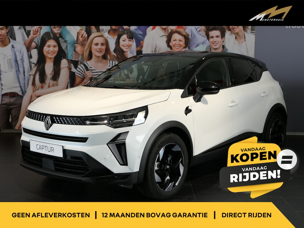 Renault Captur 1.8 E-Tech full hybrid 160 techno Camera, Adaptive Cruise, Clima, Google Navi