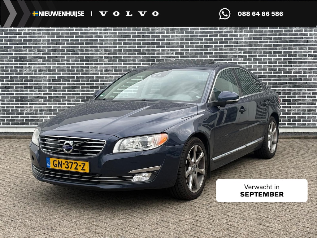 Volvo S80 2.0 T5 Summum | Trekhaak | Parkeersensoren | Schuifdak | Premium Sound | Bi-Xenon Adaptief | Lederen Bekleding | Stoelverwarming | Alarm | Keyless Entry | Cruise Control Adaptief | BLIS | Navigatie