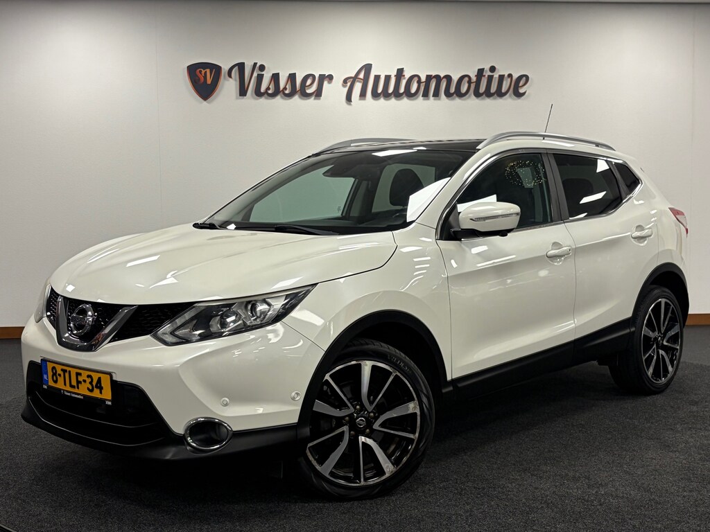 Nissan Qashqai 1.2 Tekna*360Cam*Stoelverwarming*Pano*NAP*Leder*PDC*LED*Trekhaak*