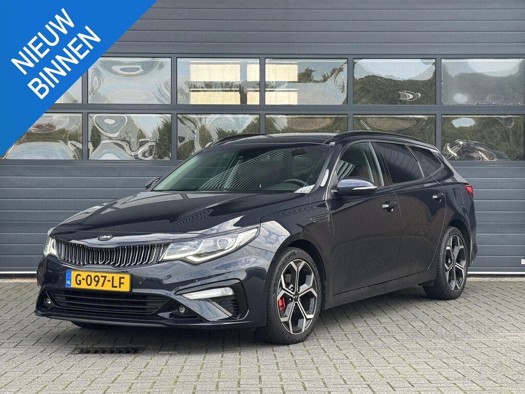 Kia Optima SPORTSWAGON 1.6 T-GDI DYNAMICPLUSLINE I AUTOMAAT I SCHUIF/KANTELDAK I HARMAN KARDON I STOELVERWARMING I P-CAMERA