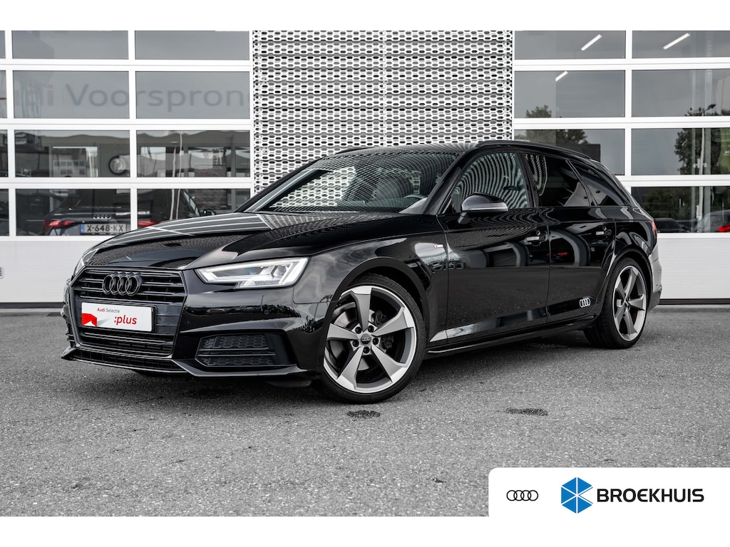Audi A4 Avant 2.0 TFSI MHEV Sport S line black edition | Trekhaak | Sensoren voor + achter | | Alarm klasse 3 | Extra getint glas | LED achterlichten