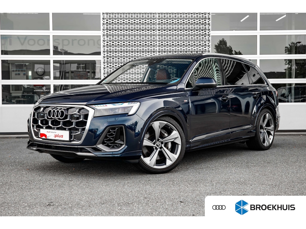 Audi Q7 55 TFSI e quattro S line | Massagestoelen | Panoramadak | Luchtvering | Trekhaak | Bang & Olufsen | | Buitenspiegel electr. verstelbaar, verwarmbaar en inklapbaar, met Dimautomaat en Memory | Head-up-display | Metallic-lak