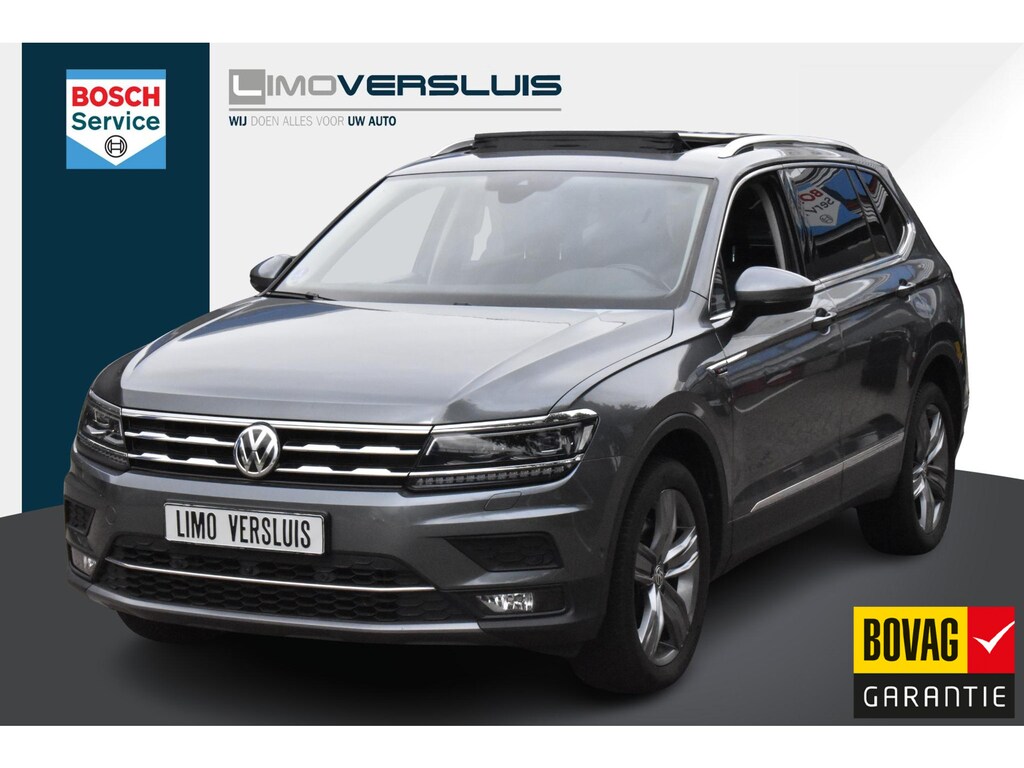 Volkswagen Tiguan Allspace 2.0 TSI 4Motion Highline Trekhaak | Schuifdak | 100% Onderhouden | Leder | Memory | 12 mnd BOVAG garantie | Whatsapp 06-53188999