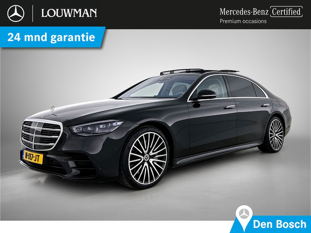 Mercedes-Benz S-klasse 580 e Lang AMG Plug-In Hybride Burmester High-End 4D Surround | Rear Executive pakket | Premium pakket | Panoramaschuifdak Inclusief 24 maanden Mercedes-Benz Certified garantie voor Europa.