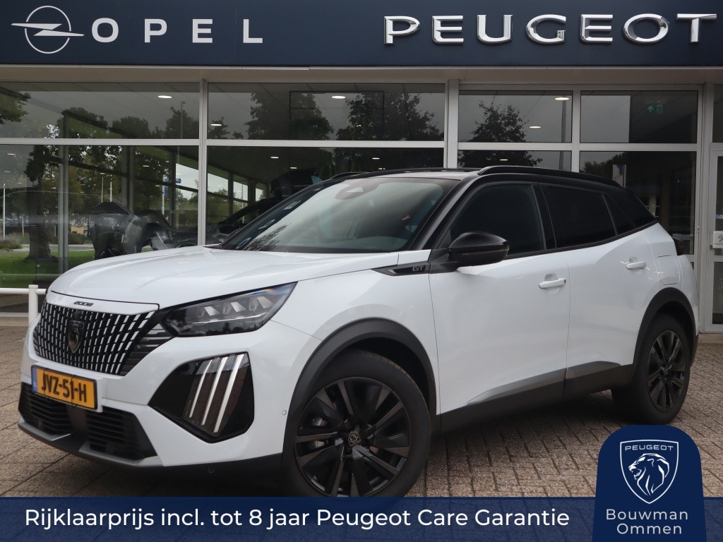 Peugeot 2008 GT Mild Hybrid 145pk e-DCS6 Automaat, Rijklaarprijs, 360° Viseopark Adaptieve Cruisecontrol