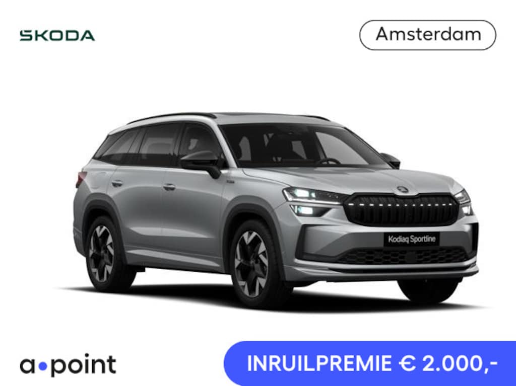 Skoda Kodiaq 1.5 TSI PHEV Sportline Limited 204 pk 6 versn. DSG | Comfort Pakket | Dynamic Chassis Control Pakket | Head-up display | Parkeer Pakket | Trekhaak | Winter Pakket | Panorama Dak