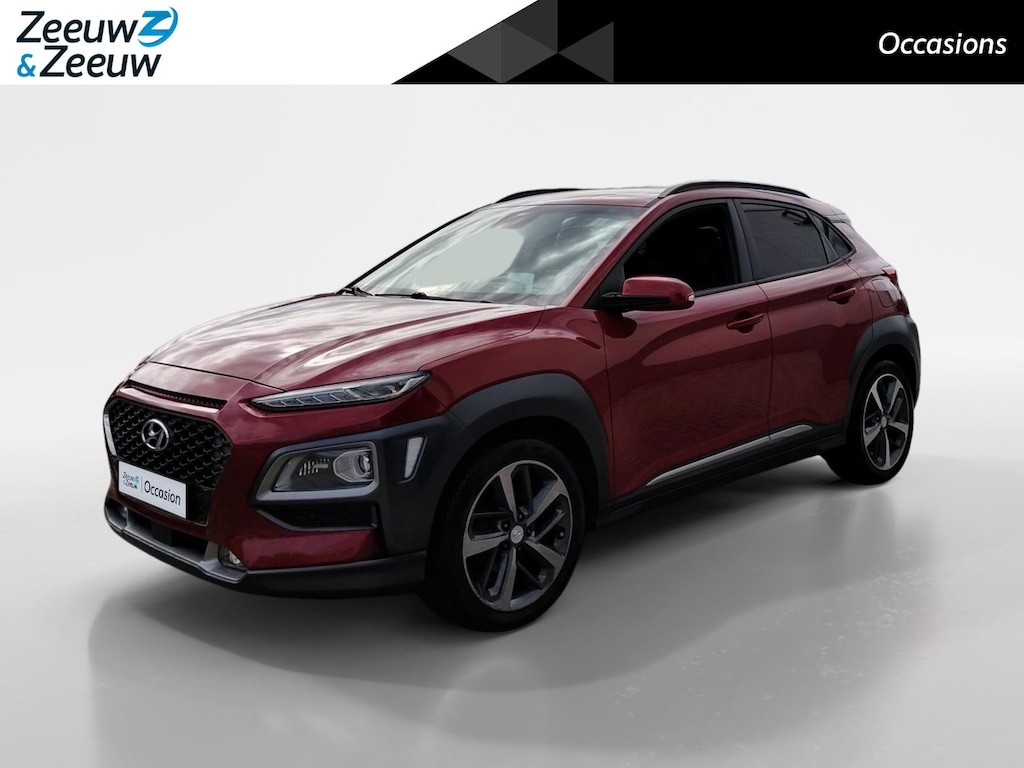 Hyundai Kona 1.0 T-GDI Premium | Unieke uitvoering | Leder | Stoelverwarming | HUD |