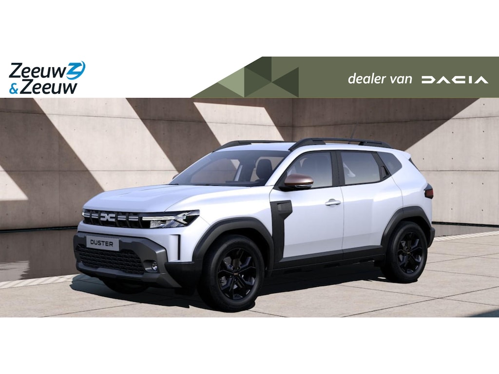 Dacia Duster Extreme mild Hybrid 140 | Nu uit voorraad leverbaar met € 1.500,- Zeeuw & Zeeuw voorraadkorting en Gratis 5 jaar Fabrieksgarantie twv €456,- !