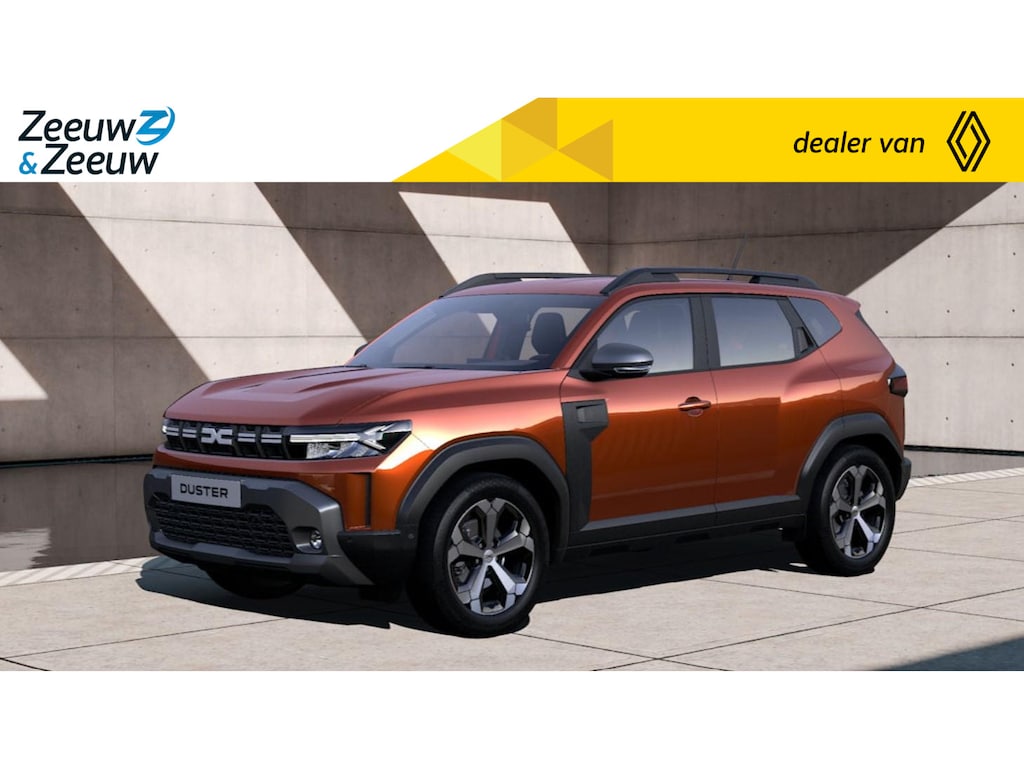 Dacia Duster Journey mild Hybrid 130 | Nu uit voorraad leverbaar met € 2.000,- Zeeuw & Zeeuw voorraadkorting en Gratis 7 jaar Fabrieksgarantie !