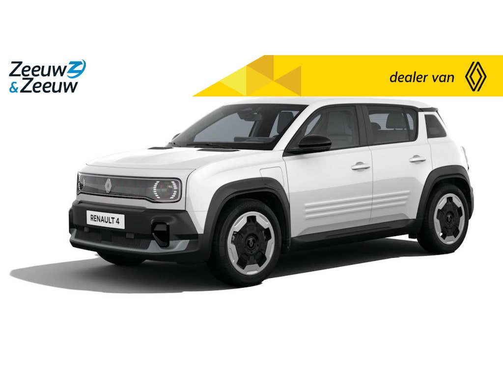 Renault 4 Evolution Comfort Range | Profiteer nu van €2500,- Zeeuw & Zeeuw voorraadkorting | NU met GRATIS 5 jaar fabrieksgarantie | 409KM Actieradius | 165km laden in slechts 15 minuten | Nu in de showroom |