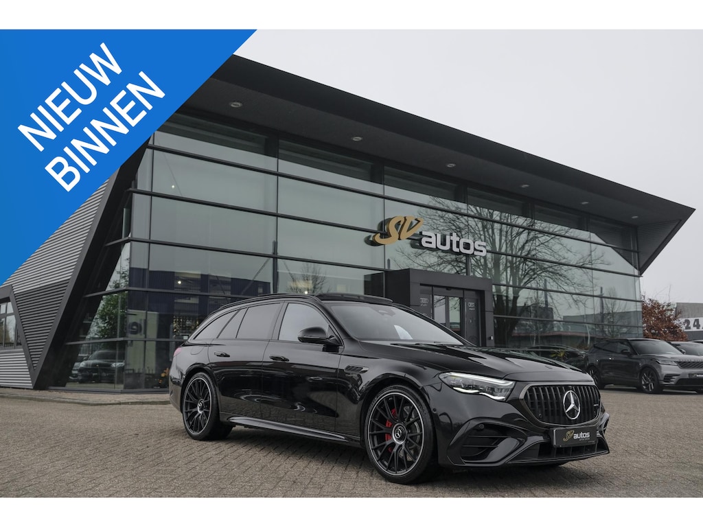 Mercedes-Benz E-klasse Estate E53 AMG 612pk 4MATIC+ Panoramadak Schaalstoelen Burmester 4d 4-wielsturing Night II pakket Trekhaak