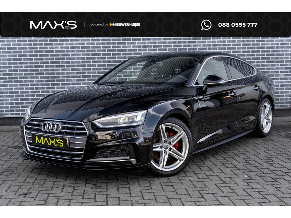 Audi A5 Sportback 1.4 TFSI S-Tronic Sport S-line Edition | Parkeersensoren | Audi Sound System | Navigatie | Elektrische Achterklep | Cruise Control | Climate Control | LED Koplampen | Lichtmetalen Velgen 18 inch | Sportstoelen | Sportonderstel | Alarm