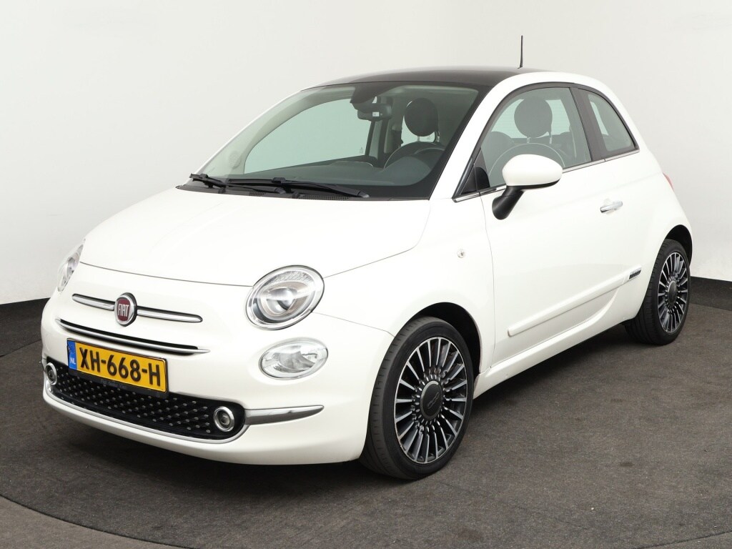 Fiat 500 0.9 TwinAir Turbo Lounge | Panoramadak • Climate • 16 inch