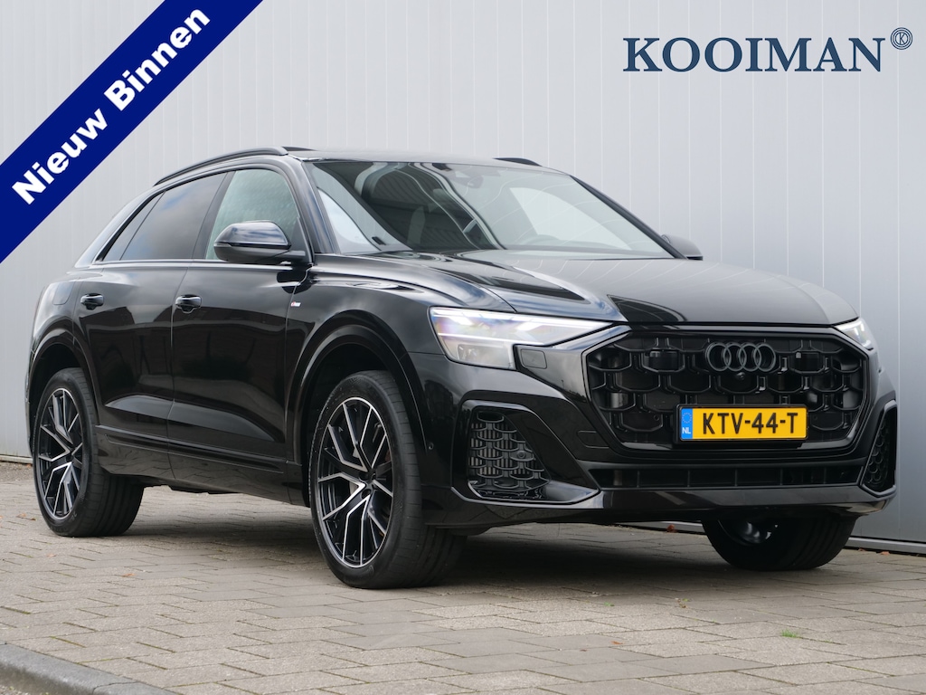 Audi Q8 55 TFSI e-hybrid quattro Black Line 394 Pk Automaat Navi / DAB / Apple Carplay / Pano-dak / 360 camera