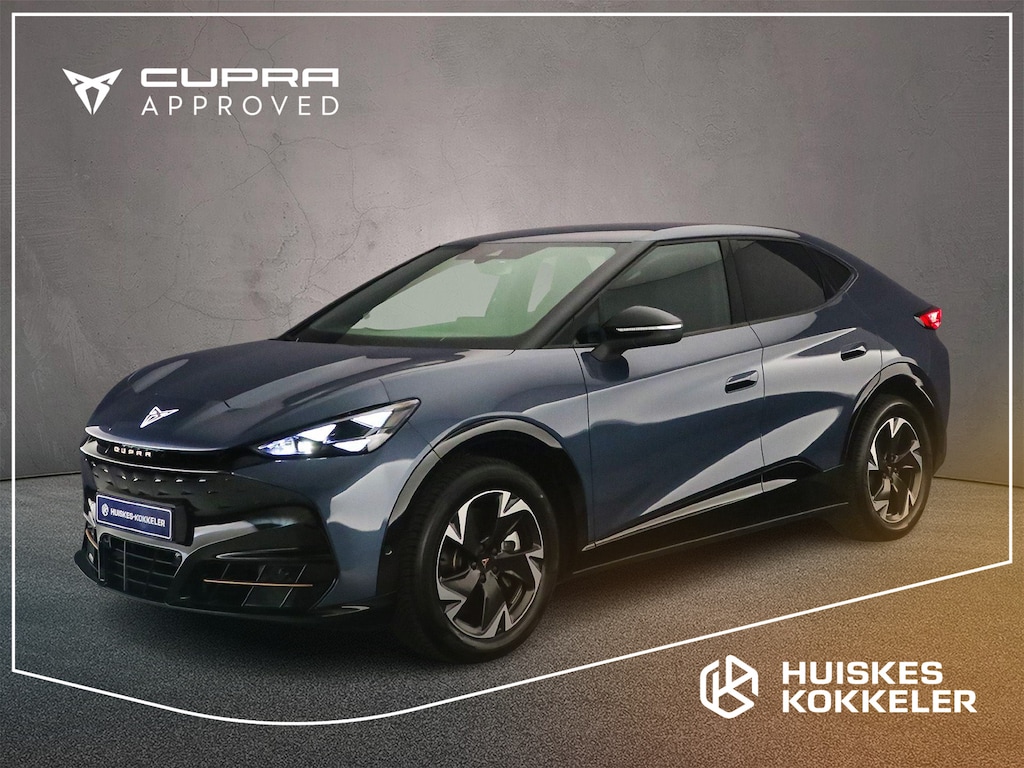 CUPRA Tavascan Business 82 kWh 286pk Automaat, Warmtepomp, Adaptive cruise control, Stoelverwarming, Stuurverwarming, Achteruitrijcamera, Navigatie, App-connect, LED koplampen, Dodehoeksensoren, Parkeersensoren