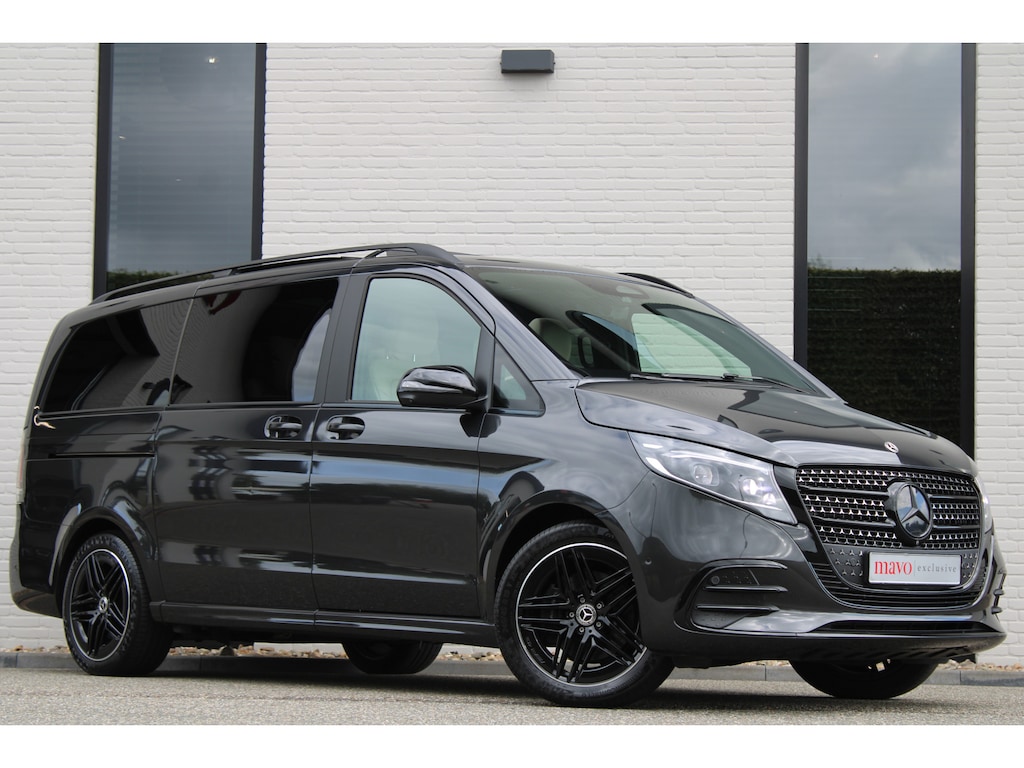 Mercedes-Benz V-klasse 300d / AMG / DC / Exclusive / 4-Matic / Pano / Luchtv / Elec Stoel voor+achter / Burmester / Vol Opties / NIEUWSTAAT
