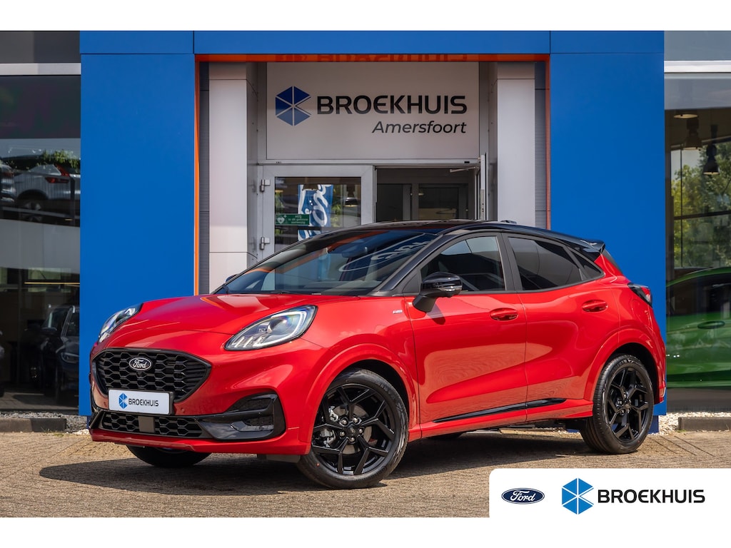 Ford Puma 1.0 EcoBoost Hybrid ST-Line | Black-pack | Comfort Pack | Matrix LED | Elek. Achterklep | Matrix LED | Stoel- Stuurverwarming | Apple carplay | 360° Camera | Keyless Entry & Start |
