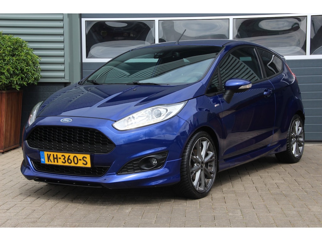 Ford Fiesta 1.0 EcoBoost Titanium ST Line 125Pk | Navi|Stoelverw|Keyless |Camera |PDC |Cruise |Bluetooth |Sfeerverlichting|LMV17''