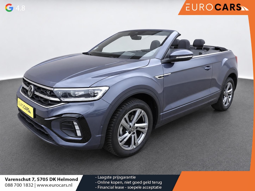Volkswagen T-Roc Cabrio 1.5 TSI 150pk DSG R-Line Navigatie Apple Carplay / Android Auto Parkeersensoren Camera Adaptive Cruise Control Stoelverwarming Climate Control