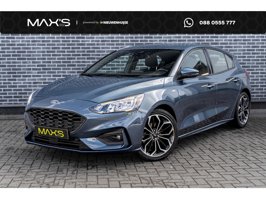 Ford Focus 1.0 EcoBoost 125 Hybrid ST Line Business | Trekhaak | Achteruitrijcamera | Parkeersensoren | Keyless Entry | Stoelverwarming | LED Koplampen | Lichtmetalen Velgen 18 inch | Navigatie | Apple Carplay | Android Auto