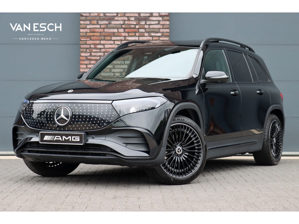 Mercedes-Benz EQB 350 4MATIC AMG Line 71 kWh | Panoramadak | Leder | Memory | Burmester | HUD | Trekhaak | Surround Camera | Verwarmd Stuurwiel | Night Pakket | Augmented Reality |