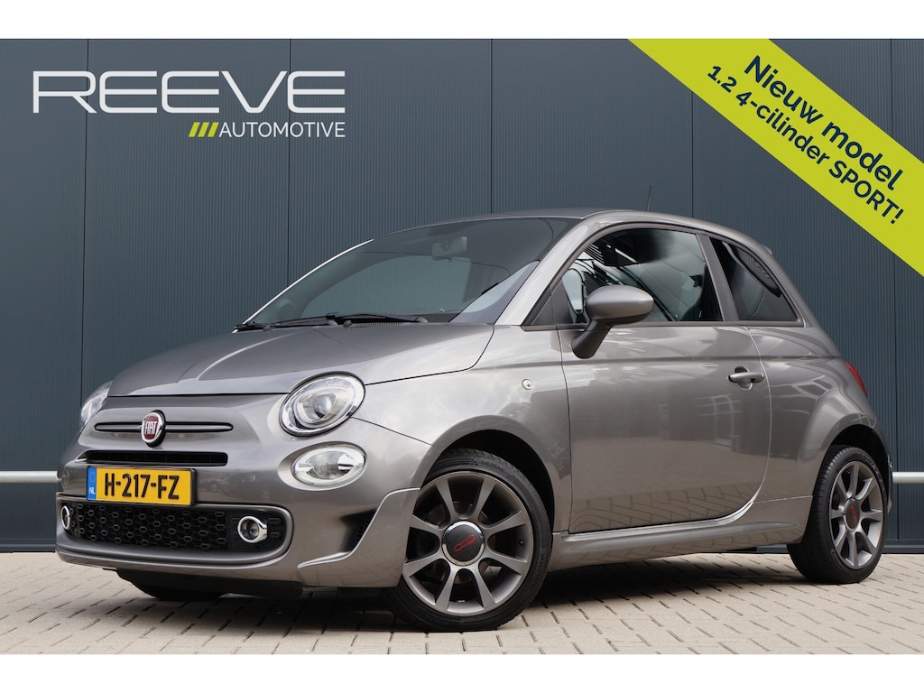Fiat 500 1.2 S Sport | Half lederen sportstoelen | Digitale tellers | Navi | Bluetooth | Parkeersensoren | 16 Inch lichtmetaal