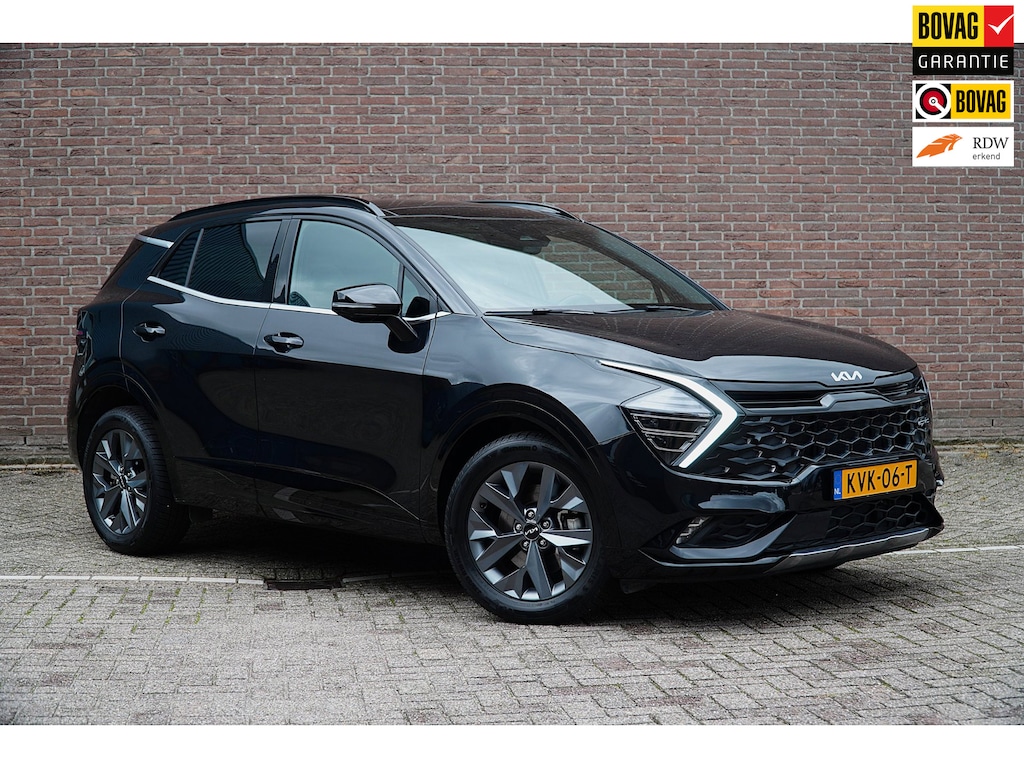 Kia Sportage 1.6 T-GDi Hybrid GT-Line AUTOMAAT, Nav, schuif/kanteldak, cruise, Climat, carplay, LM Velgen.