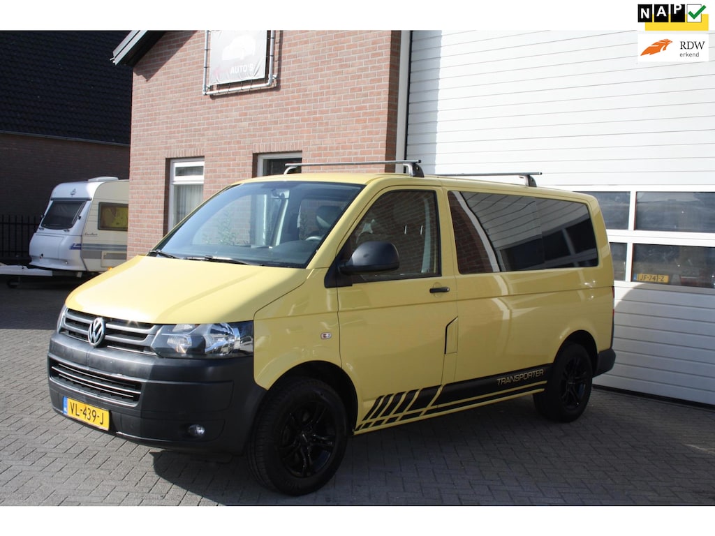 Volkswagen Transporter 2.0 TDI L1H1.airco.5 zitplaatsen.1 vw dealer onderh.navigatie.cruise control. trekhaak.
