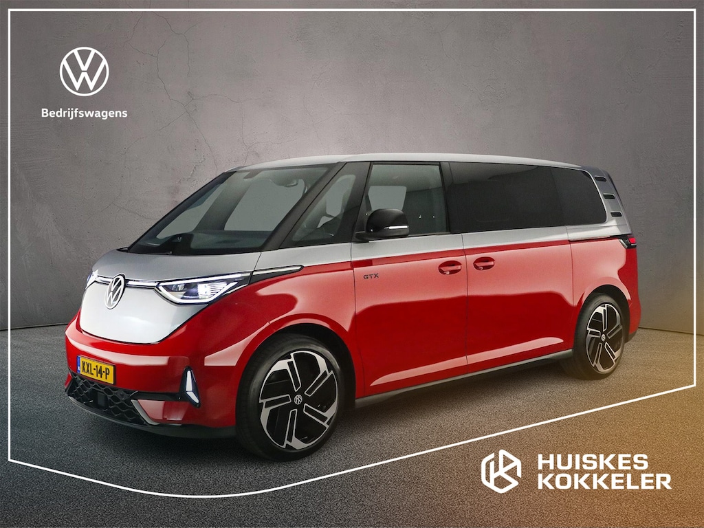 Volkswagen ID. Buzz GTX 4MOTION 340pk LWB | Harman Kardon | Elec. schuifdeuren / achterklep | 21" | 6-Zits | Trekhaak 1.600kg geremd ahw-gewicht | Head-up display | demo beschikbaar per 19-12-2026