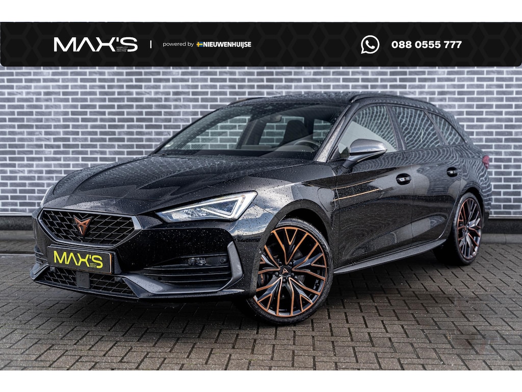 CUPRA Leon Sportstourer 1.4 e-Hybrid VZ Copper Edition | Plug-in Hybrid (PHEV) | Panoramadak | Matrix-LED Koplampen | Achteruitrijcamera | Keyless Entry | Elektrische Achterklep | Elektrisch Verstelbare Bestuurdersstoel | Navigatie | Apple Carplay | Android AutoLichtmetalen Velgen 19 inch