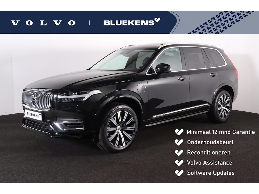 Volvo XC90 T8 Recharge AWD Inscription - Panorama/schuifdak - IntelliSafe Assist & Surround - 360º Camera - Harman/Kardon audio - Adaptieve LED koplampen - Verwarmde voorstoelen & stuur - Parkeersensoren voor & achter - Elektr. bedienb. voorstoelen met geheugen - Draadloze tel. lader - Standkachel - Extra getint glas - Inklapbare trekhaak - 20' LMV