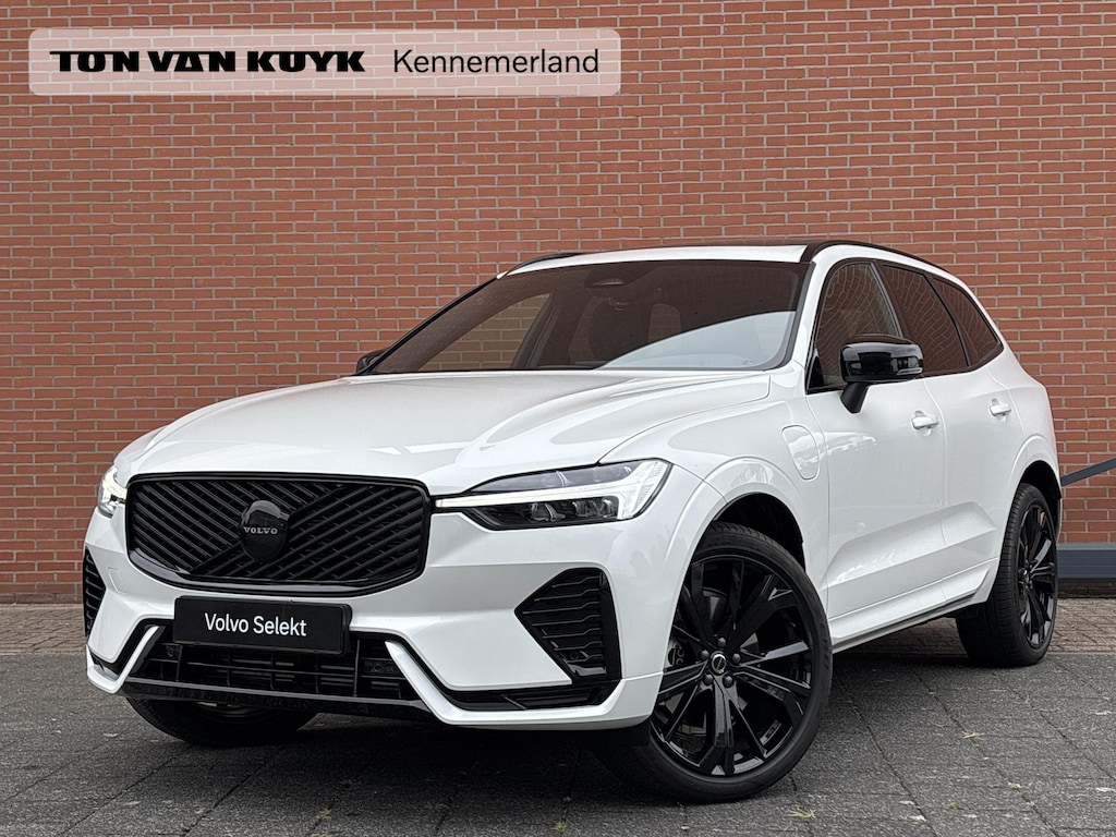 Volvo XC60 2.0 T6 Plug-in hybrid AWD Plus Black Edition Facelift, PHEV, Long range, Automaat, Panoramadak, Trekhaak semi elektrisch, 21 inch wielen, Harman Kardon audio, Park assist voor- en achter, Parkeercamera, Extra getint glas achter