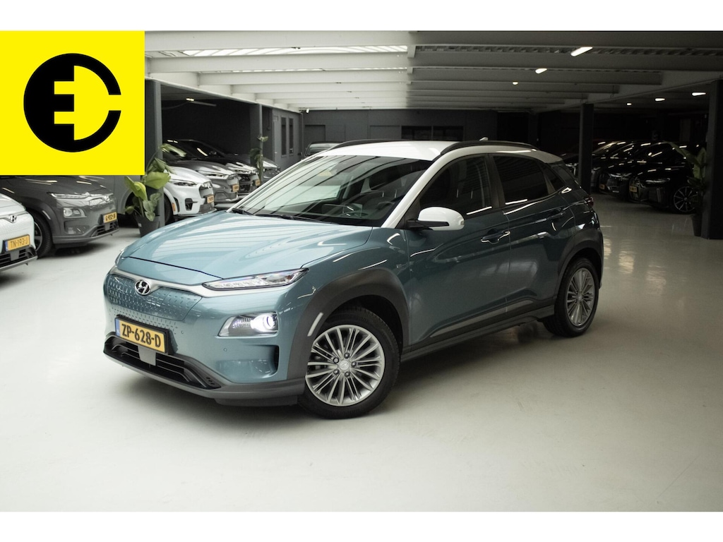 Hyundai Kona Electric EV Premium 64 kWh | SOH 93% | Stoelverkoeling | HUD