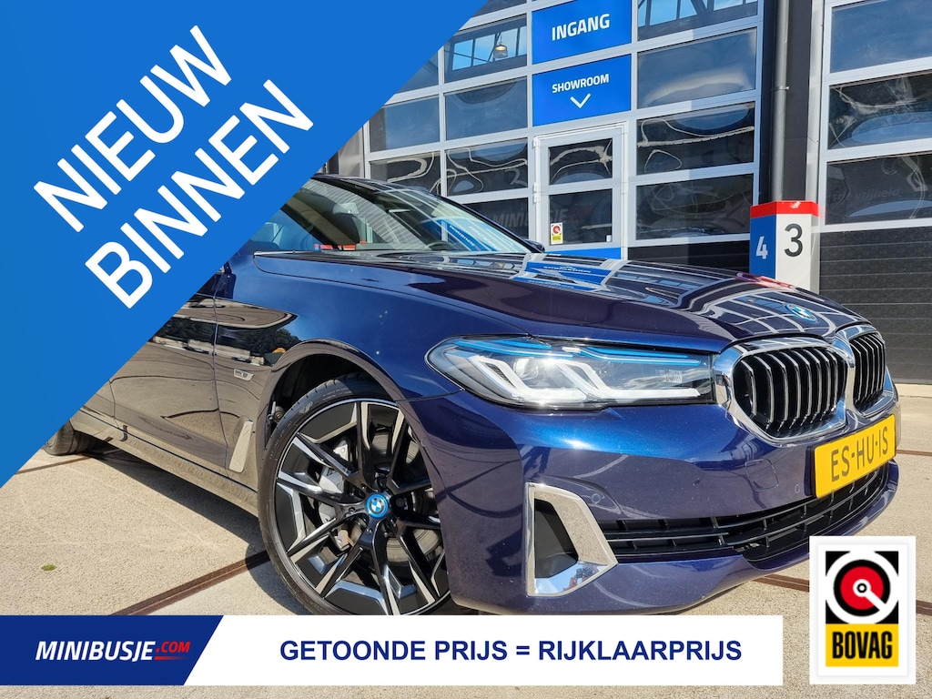 BMW 5-Serie 545e xDrive 394pk. / Individual Tansanitblau / Laser / 20 inch / Comfortstoelen / ACC / Luxury Line