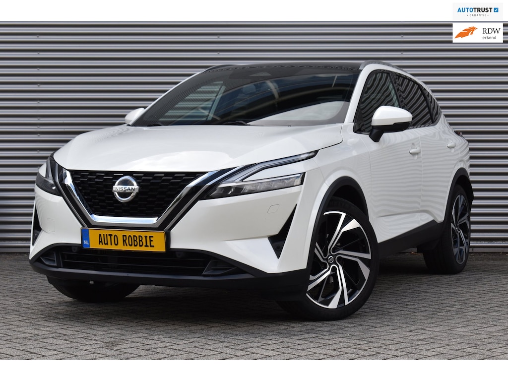 Nissan Qashqai 1.3 MHEV 158-PK Tekna+, Airco, Ecc, Cruise, Camera, Leder.