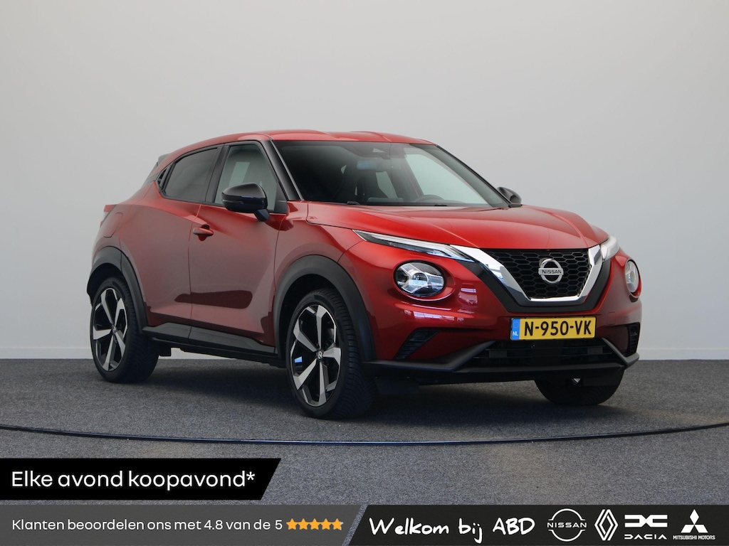 Nissan Juke 1.0 DIG-T Tekna | All Season Banden | Rondomzicht Camera | Stoel, Stuur en Voorruitverwarming |