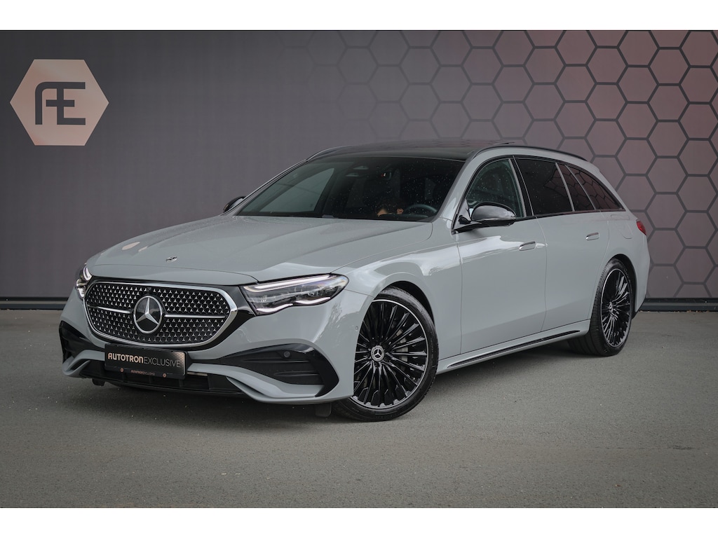 Mercedes-Benz E-klasse Estate 300e AMG LINE | BURMESTER 4D | SUPERSCREEN | PANORAMADAK | 20" | NIGHTPACK | DISTRONIC | PRIVACY GLASS | MANUFAKTUR ALPINE GRAU