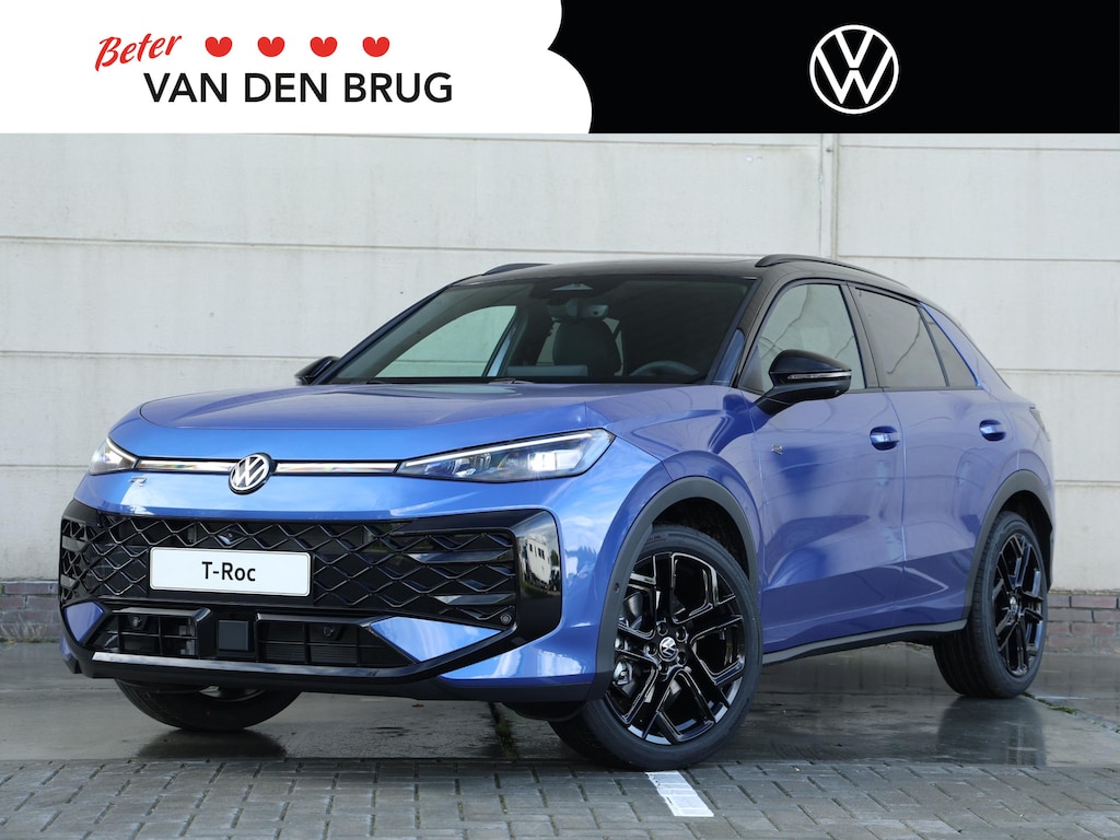 Volkswagen T-Roc R-Line First Edition 1.5 eTSI 150 PK | Headup display | Panoramadak | Trekhaak | Electrische achterklep |