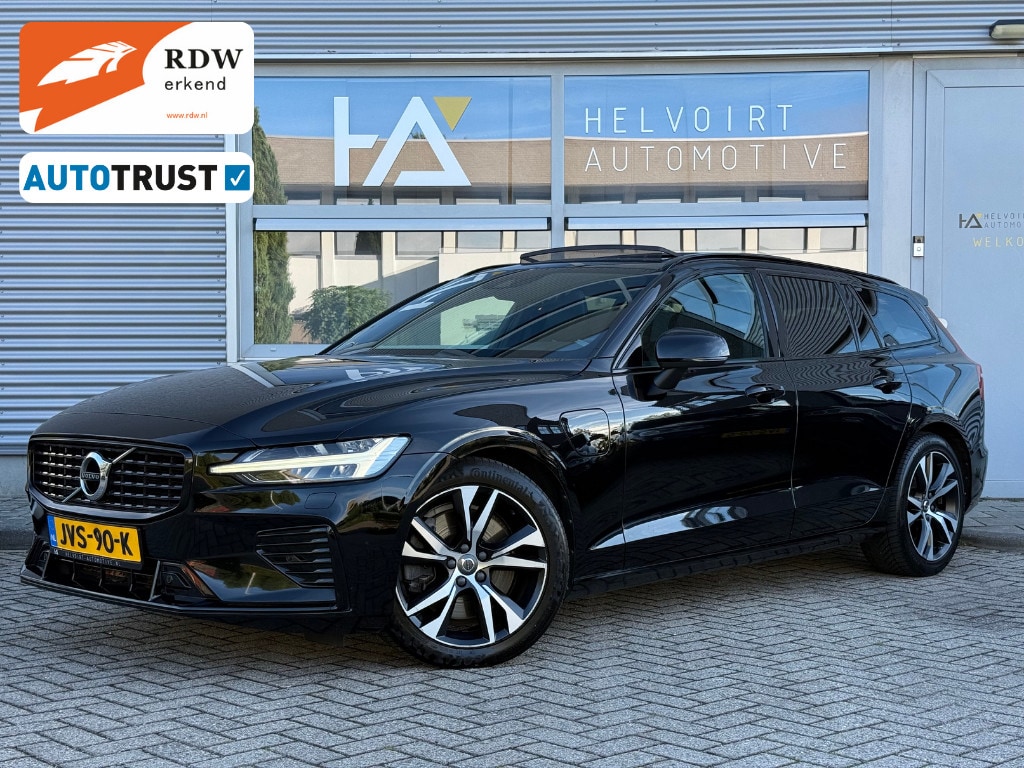 Volvo V60 2.0 T6 Recharge AWD R-Design |98% SOH | PANO | TREKHAAK | H&K | MEMORY